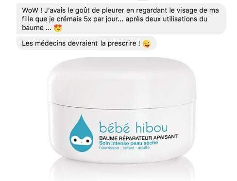 Soothing repairing balm – bébé hibou